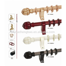 China supplier new designs fancy plastic curtain rods